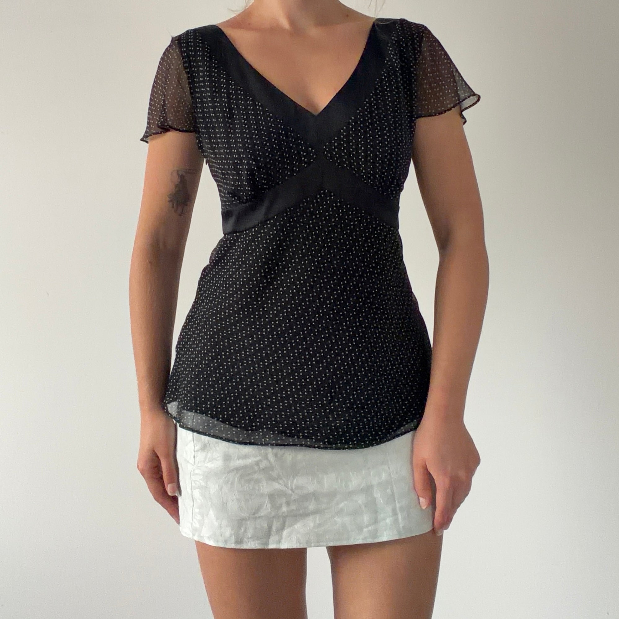 Ann Taylor Polka Dot Top | 12-14