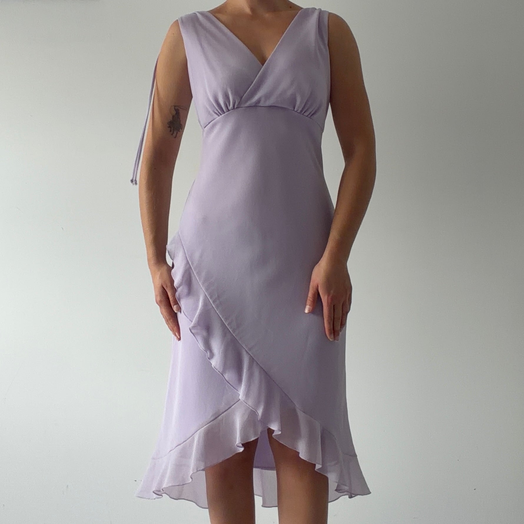Wrapper Lavender Babydoll Dress | 10-12
