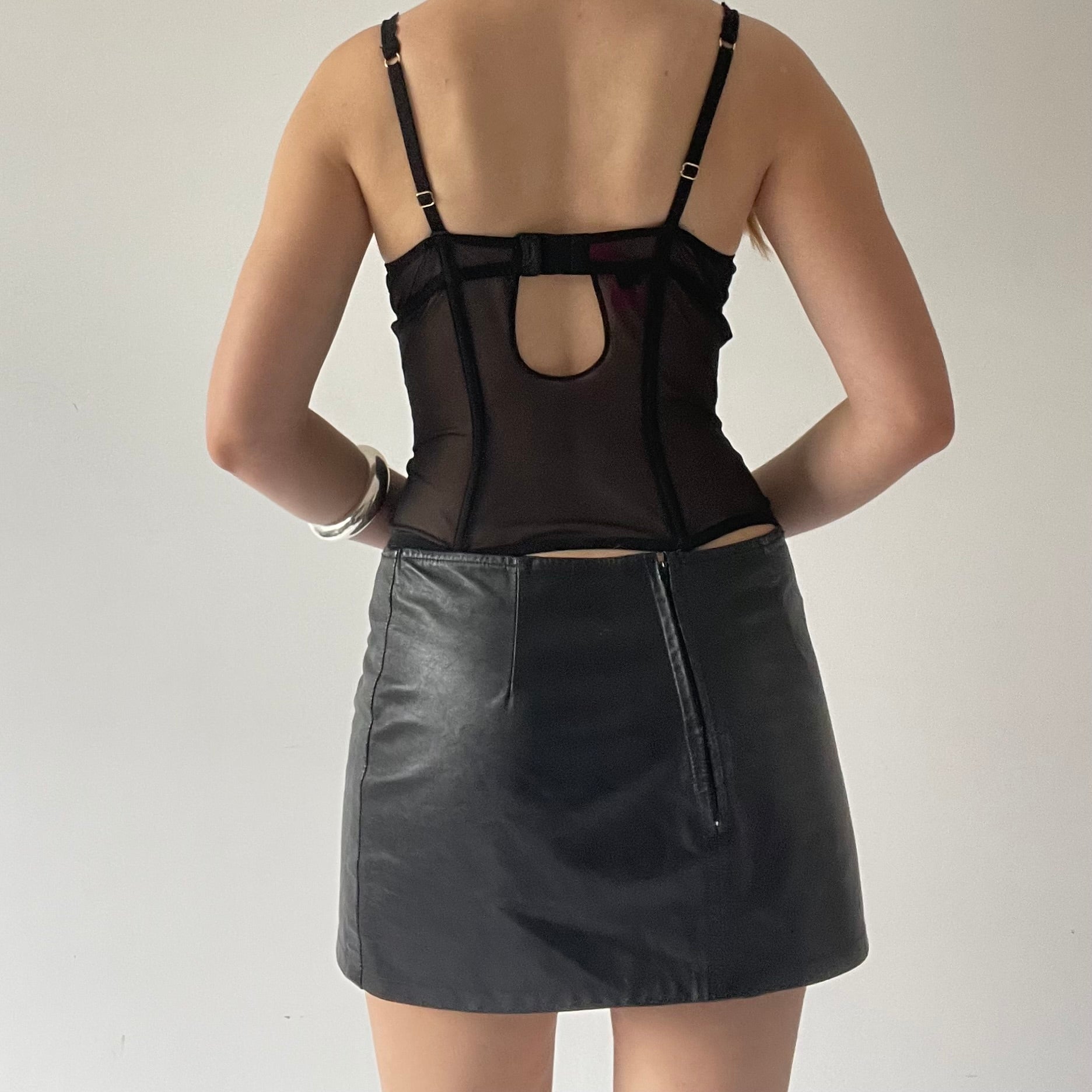 La Senza Mesh Corset Top | 8-10