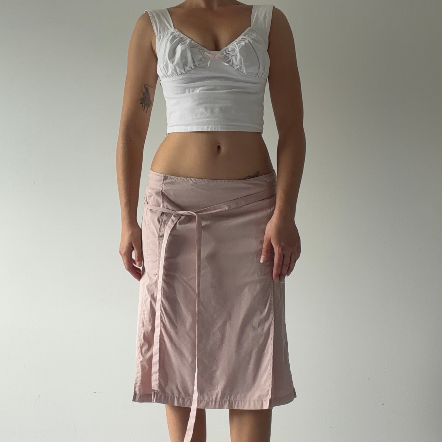Country Road Pleat Wrap Midi Skirt | 14-16