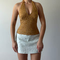 Body Central Lace Halter Top | XS