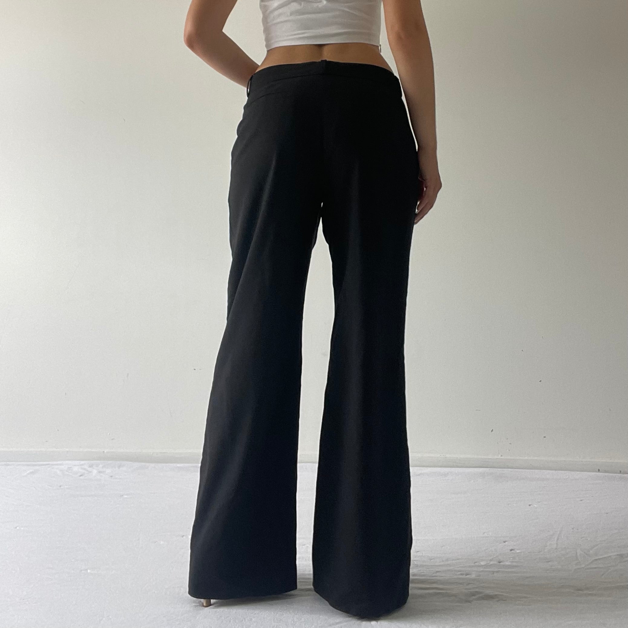 Low Rise Wide Leg Pants | 14-16