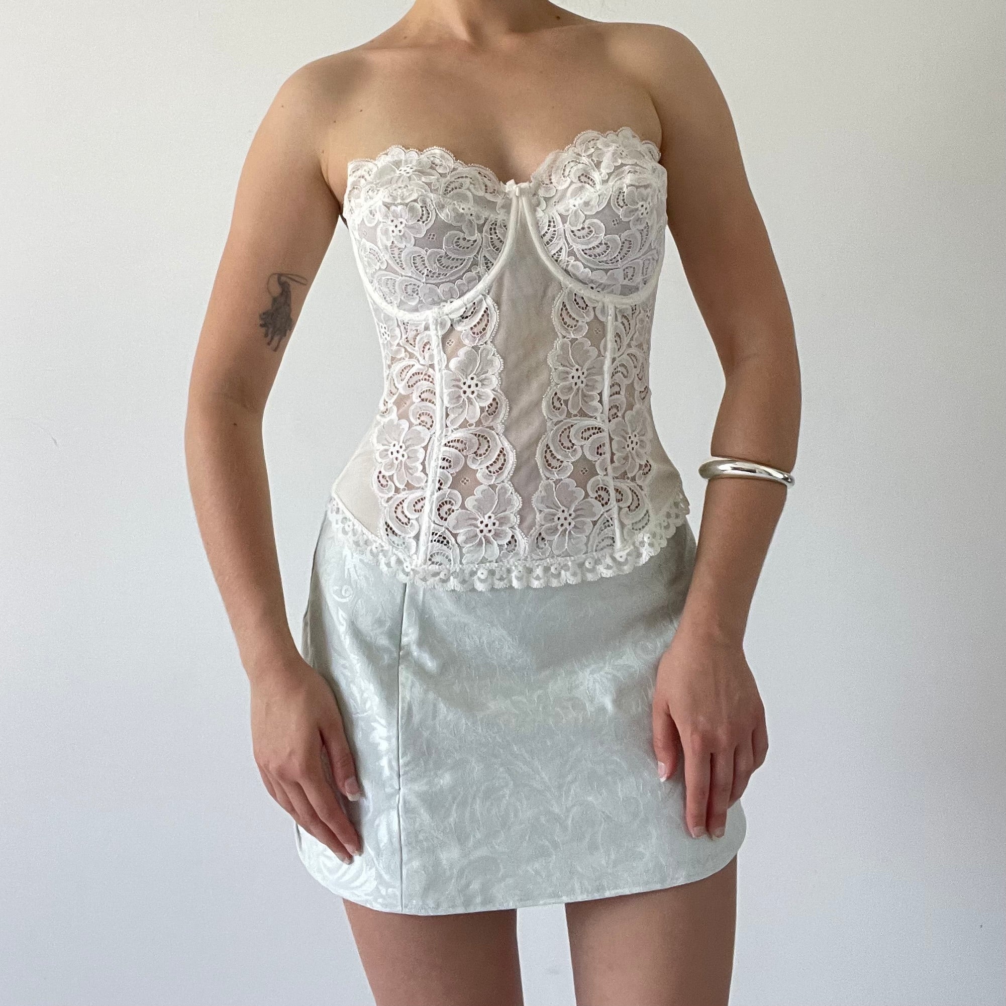 Strapless Lace Corset | 8-12 C/D
