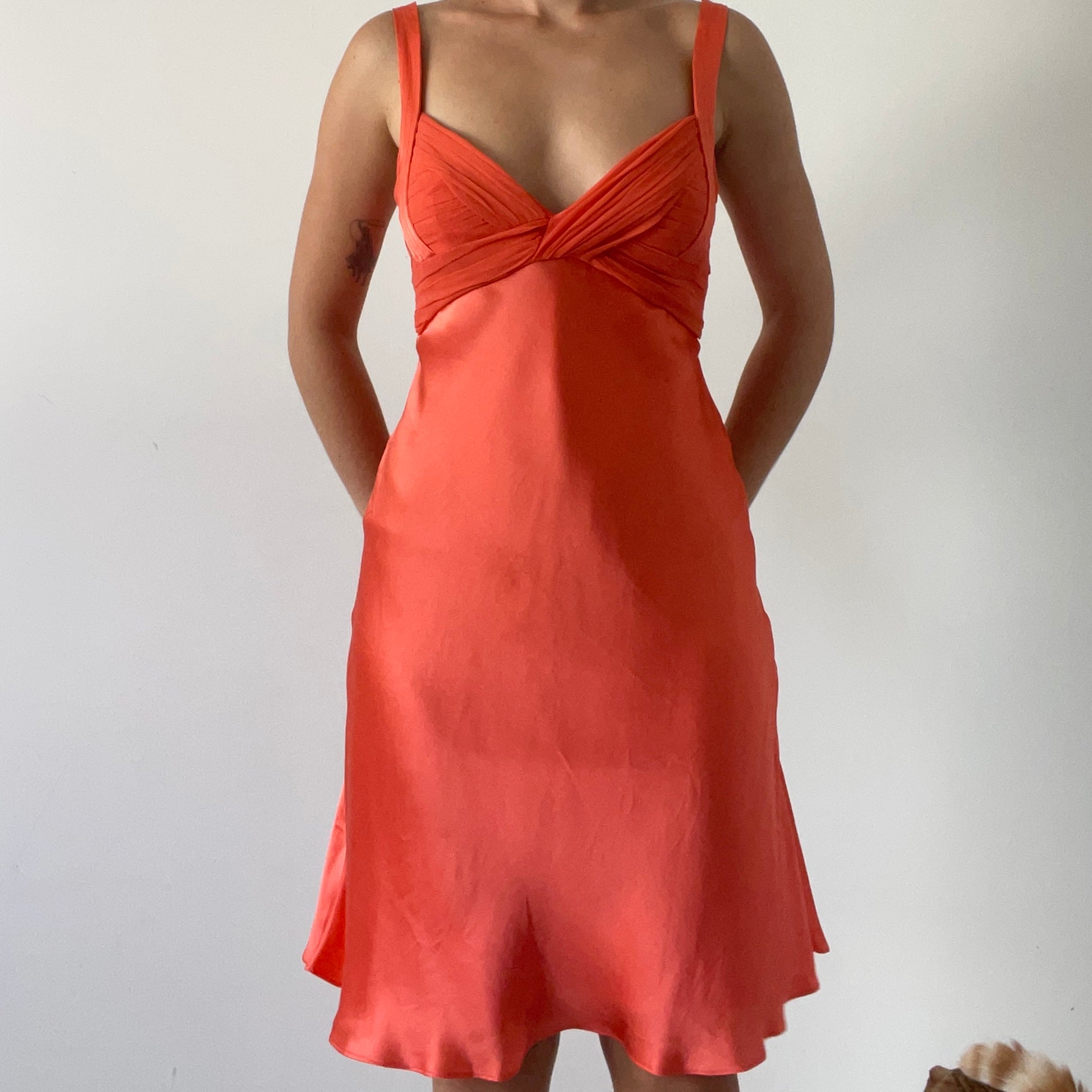 Truese Silk Midi Dress | 10-12