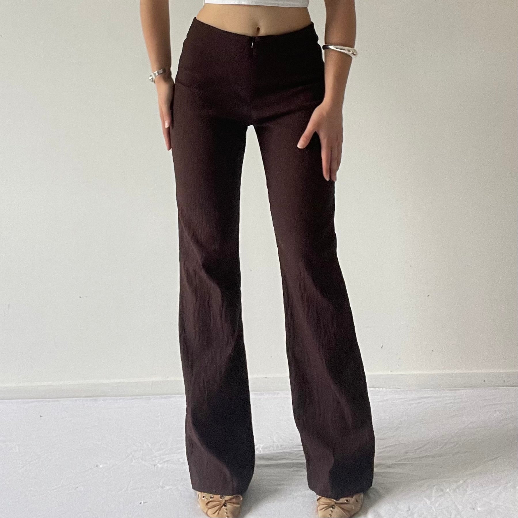 Spiral Bootcut/Straight Pants | 10-12