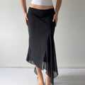 Reitmans Asymmetric Midi Skirt | M-L