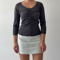 Cue Ruched Cardigan | M-L