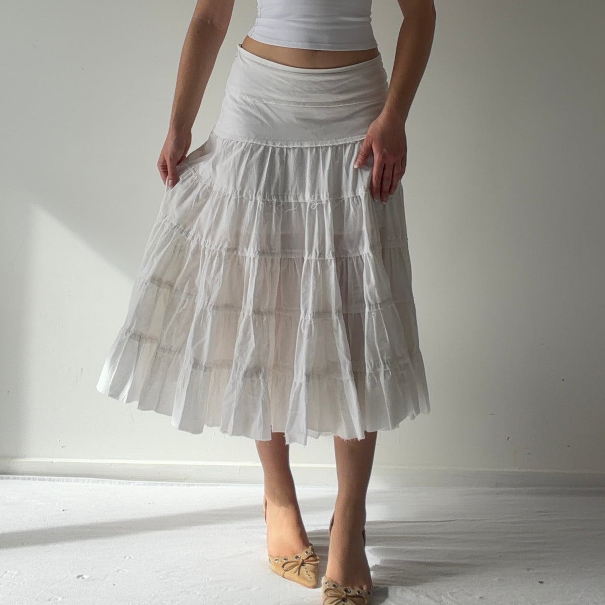 Xanaka Tiered Skirt | S