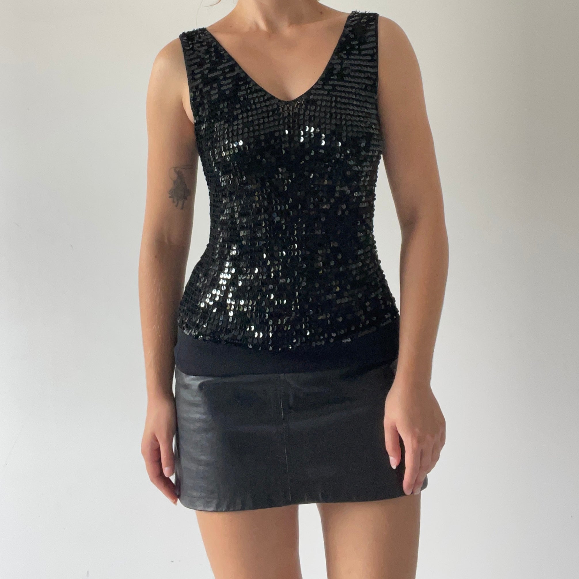 Max Sequin Crochet Top | 8-10