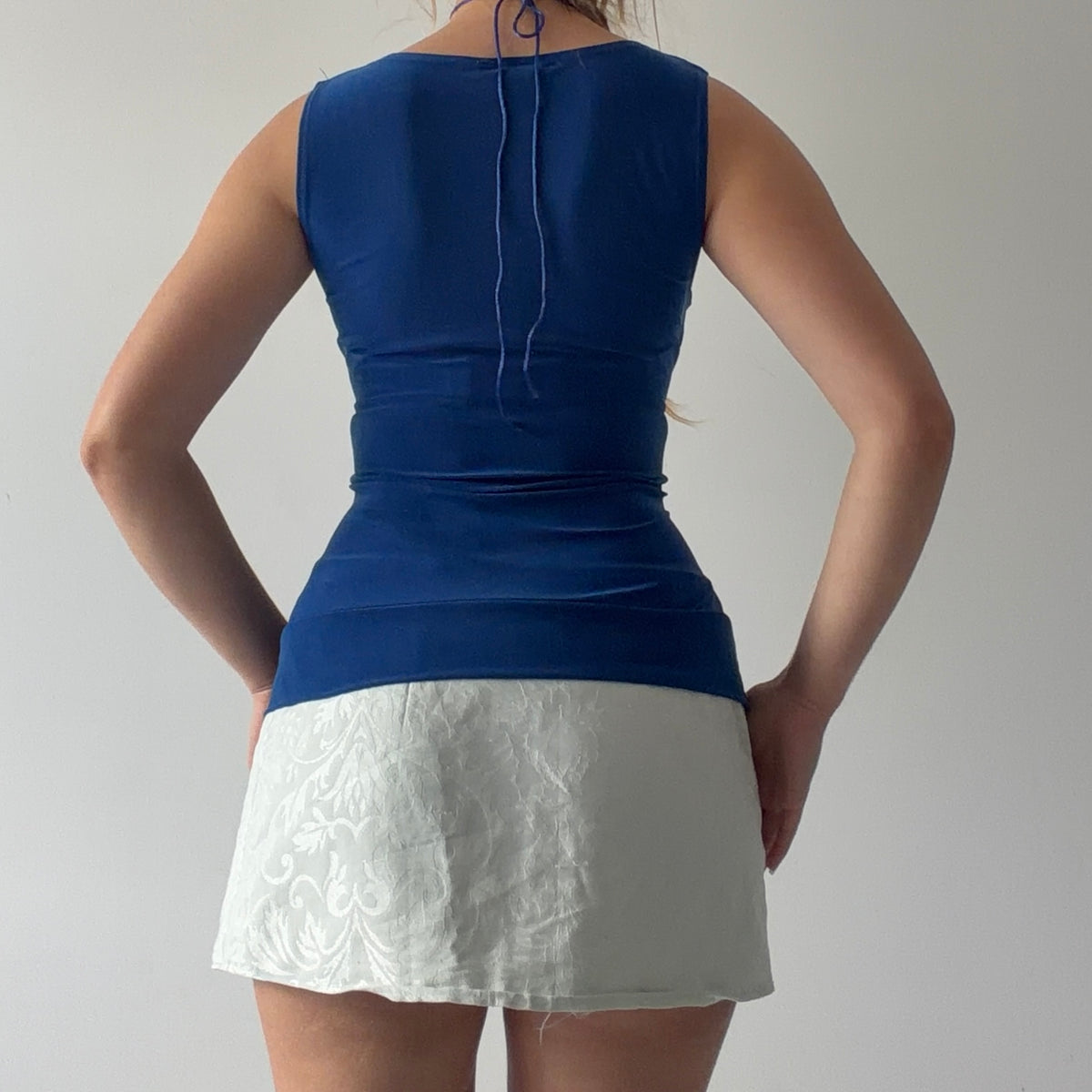 M USA Halter Cowl Top | M