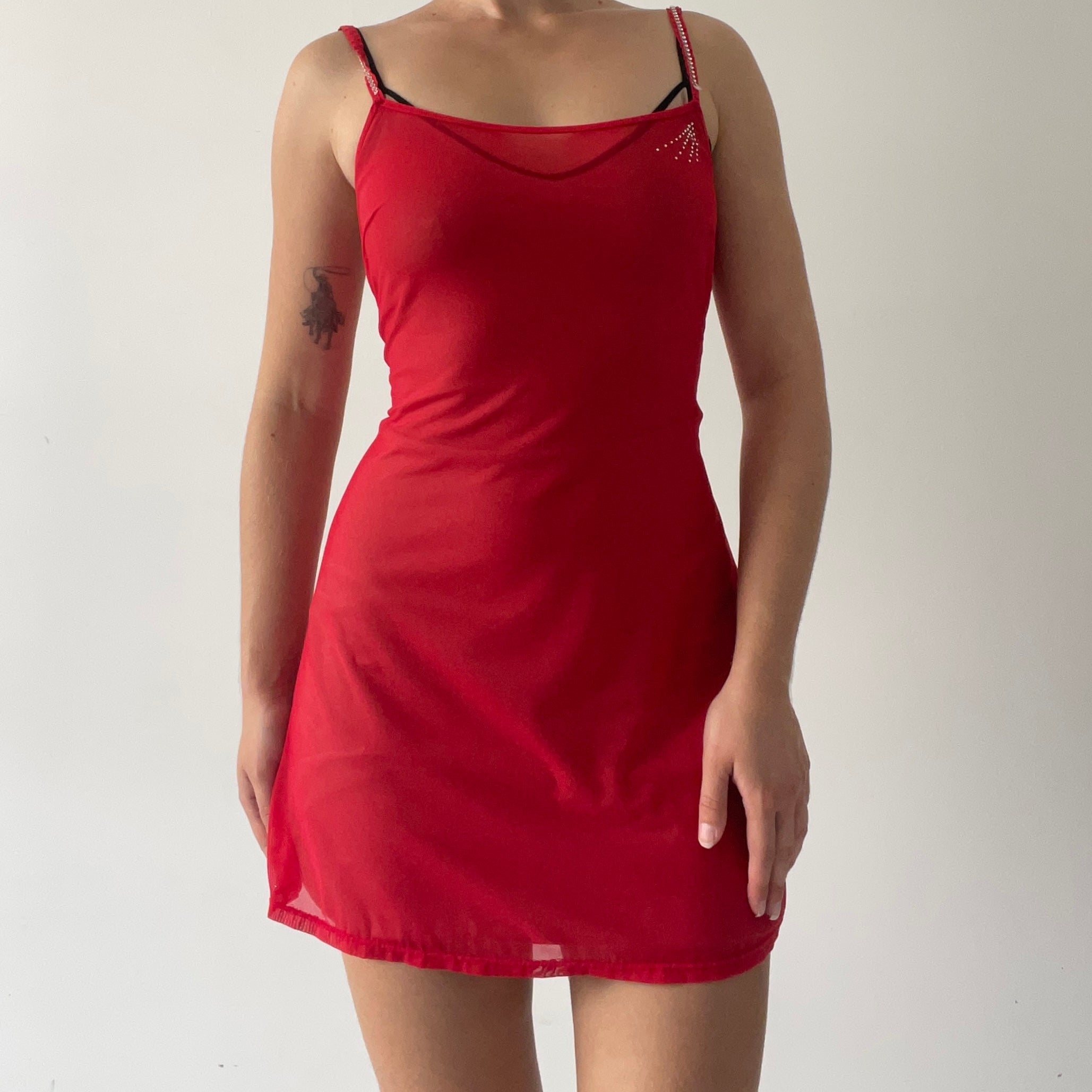 GB ELA Diamnté Mesh Mini Dress | 8-10