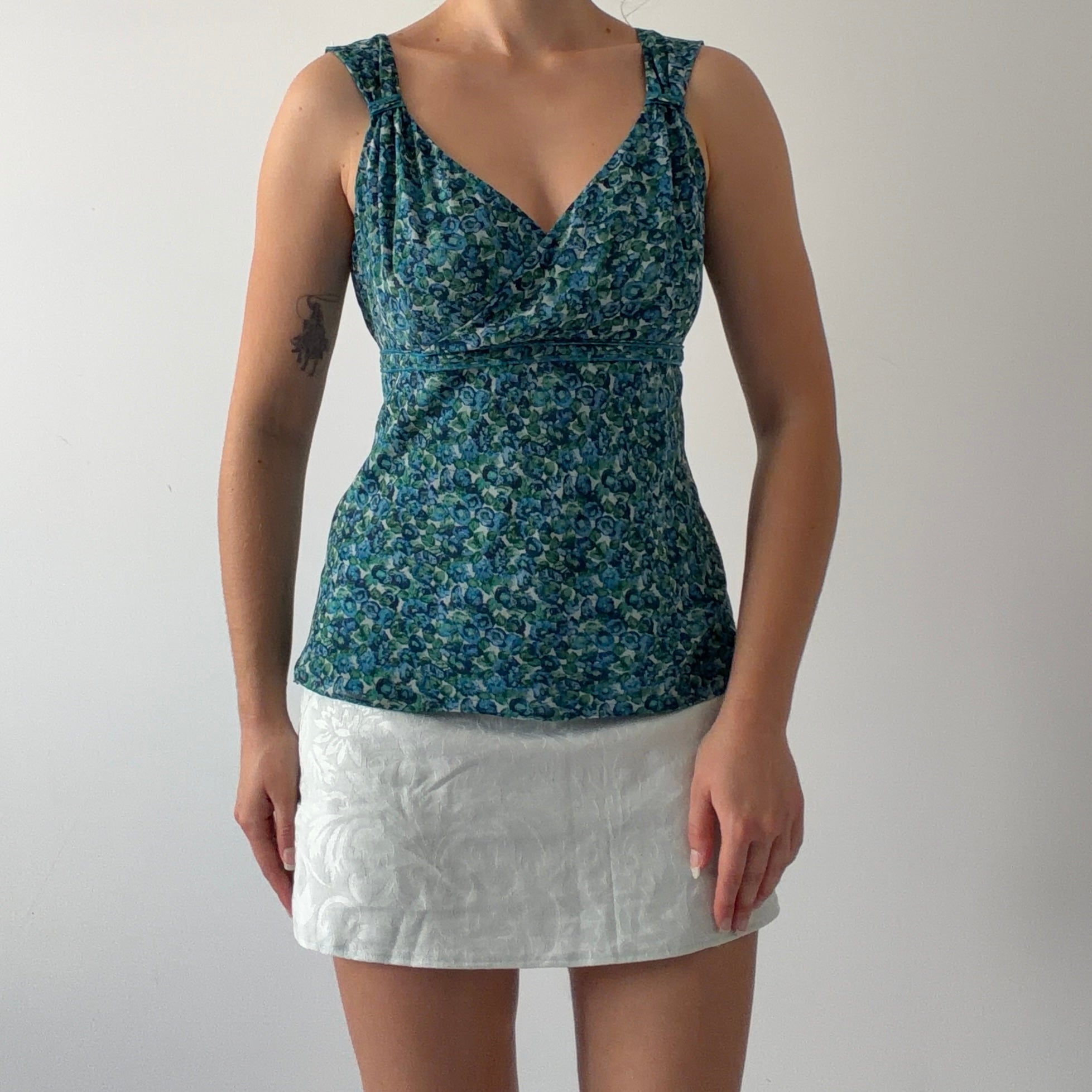 Ann Taylor Silk Babydoll Top | 8-10