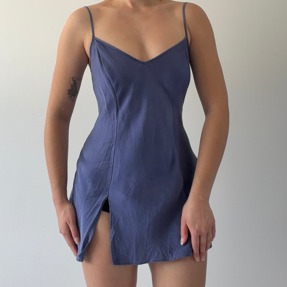 Victoria's Secret Mini Silk Slip Dress | S