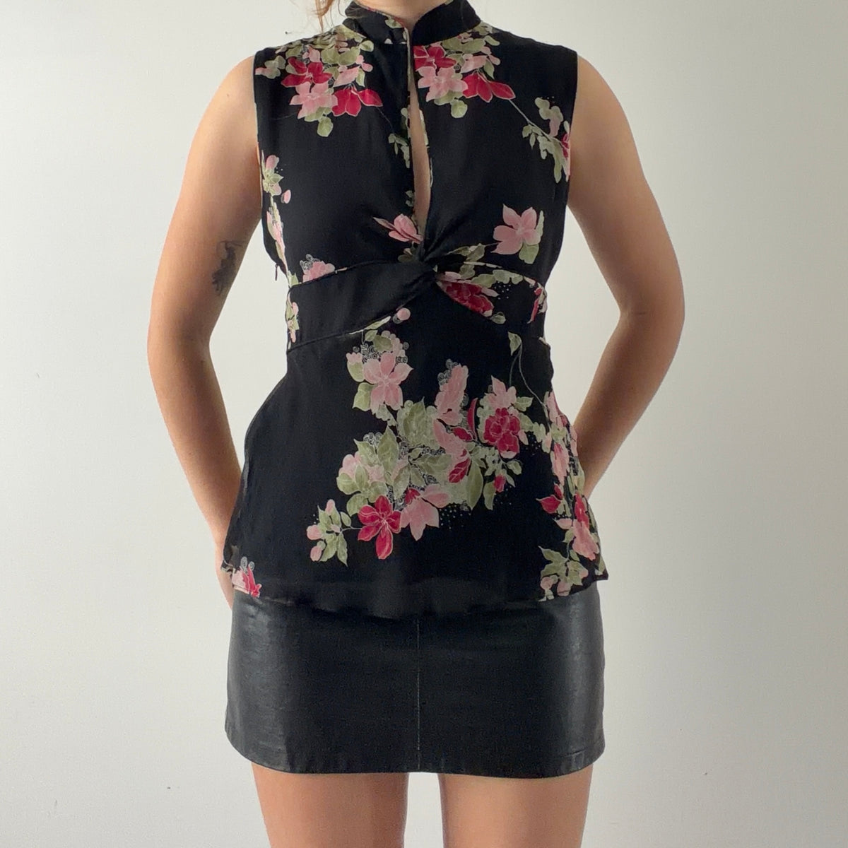 Ice Silk Qipao Top | M