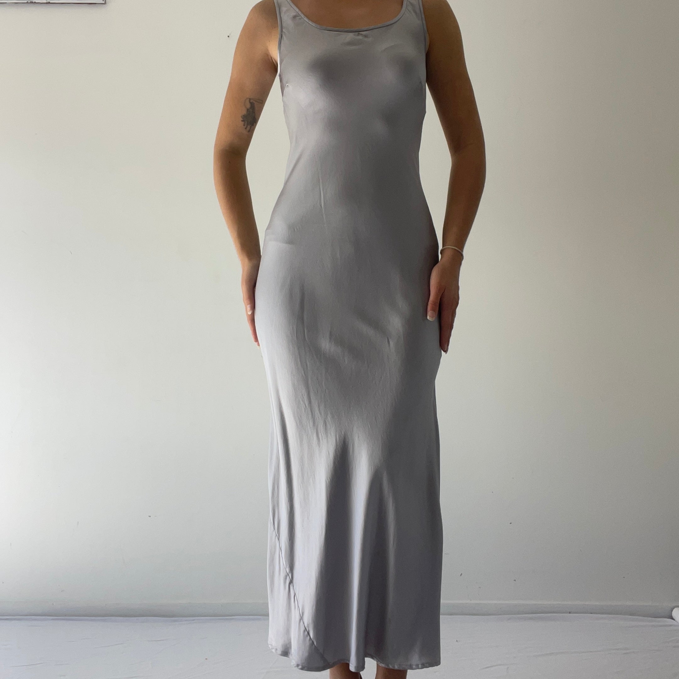 Von Troska Bias Silk Midi Slip Dress | Made in Australia | S