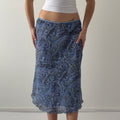 Apostrophe Paisley Midi Skirt | 10-12