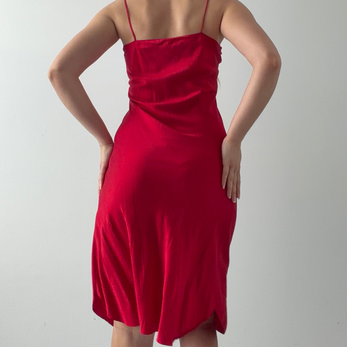 Victoria's Secret Gold Label Silk Slip Dress | M
