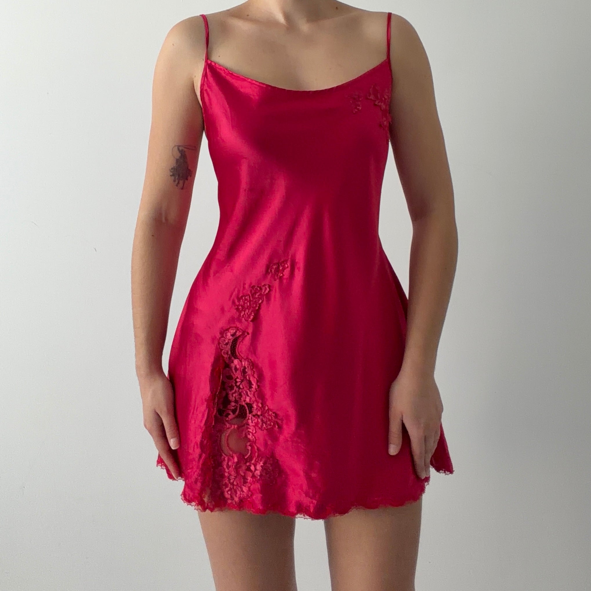 2006 Victoria's Secret Slip Dress | Red | L