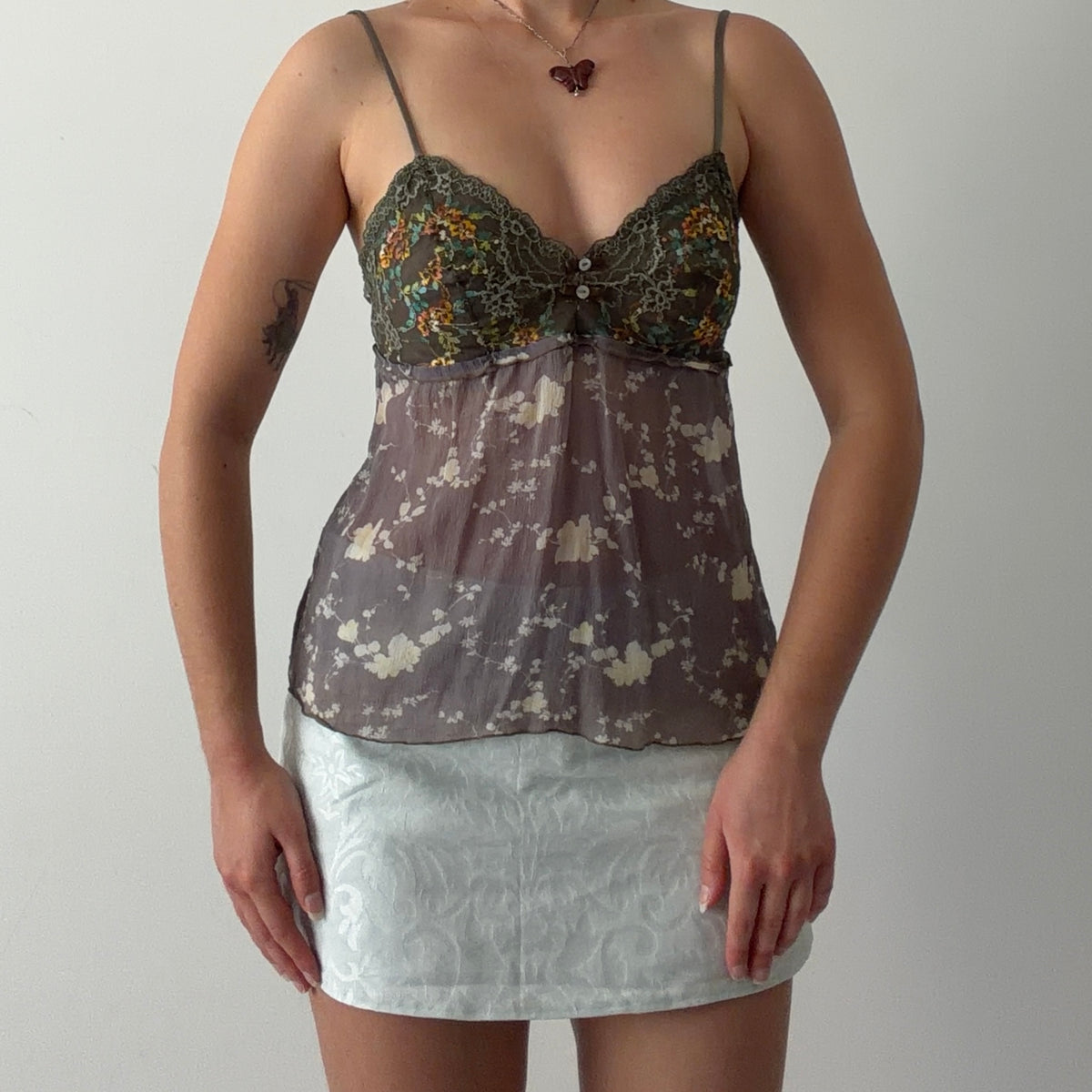 Silk Floral Cami | S