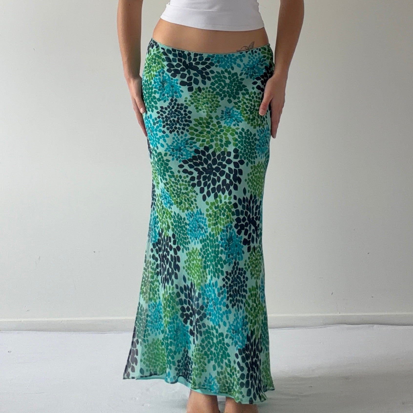 Express Silk Midi Skirt | 10-12