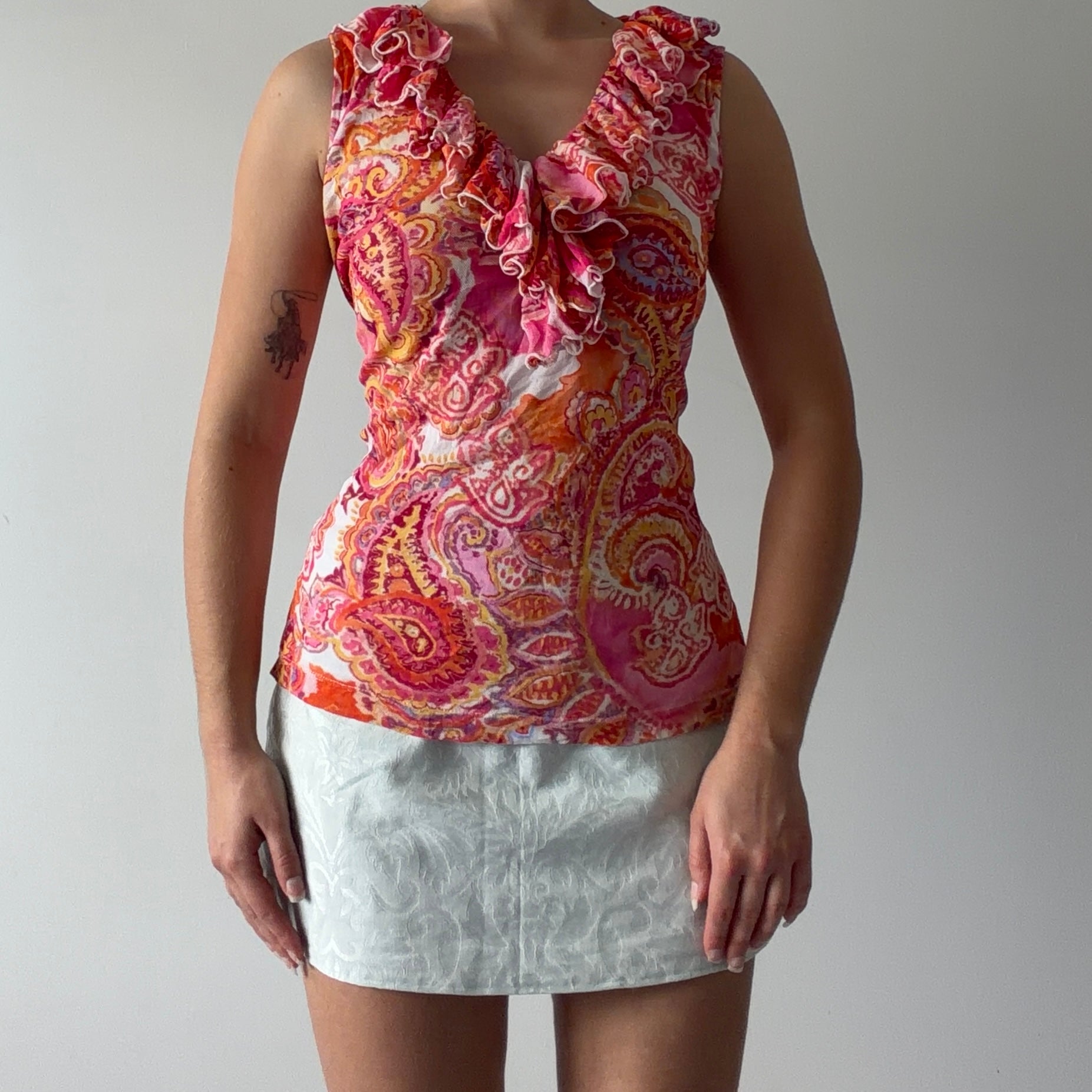 American Living Ruffle Cami | L