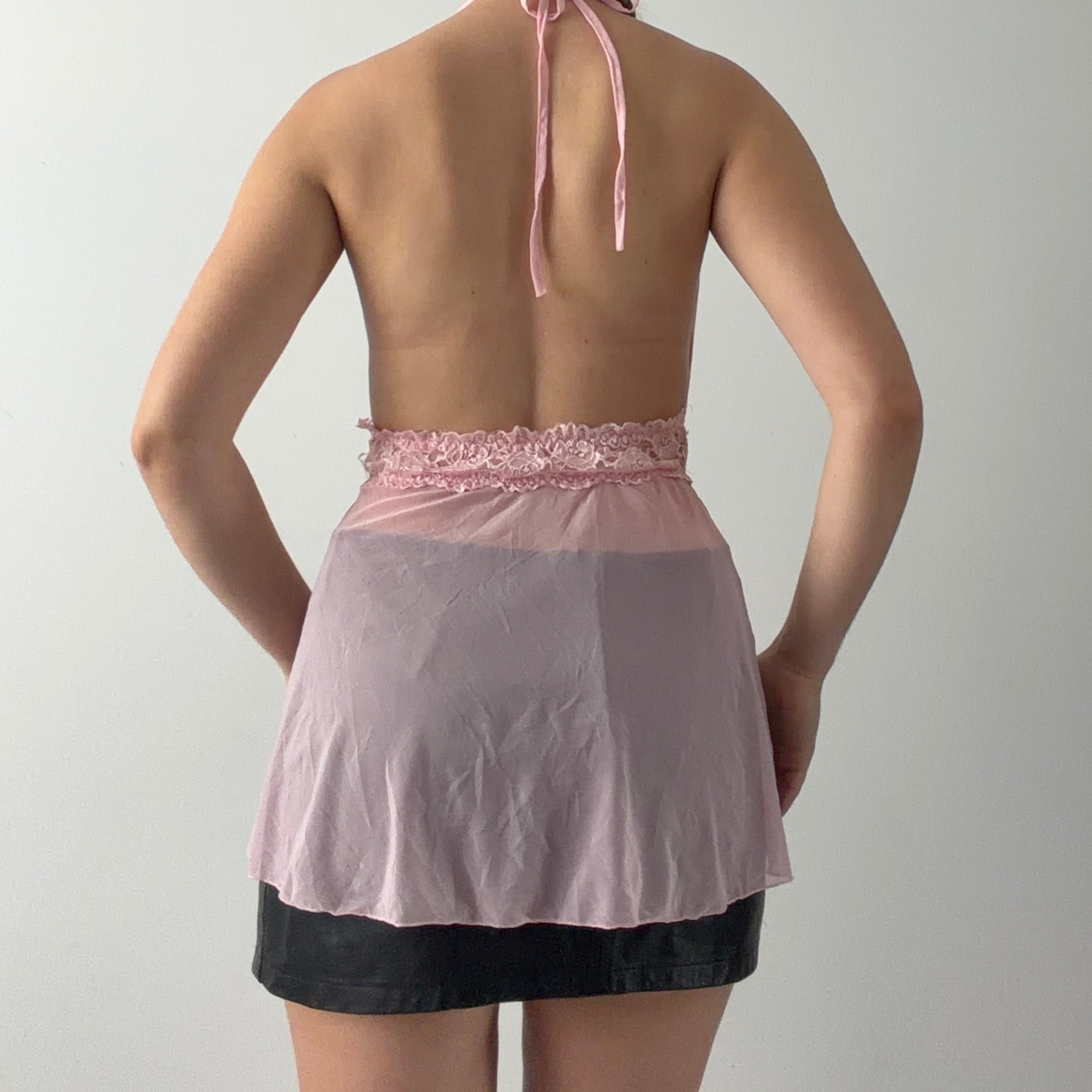 Risque Lace Halter Top | S