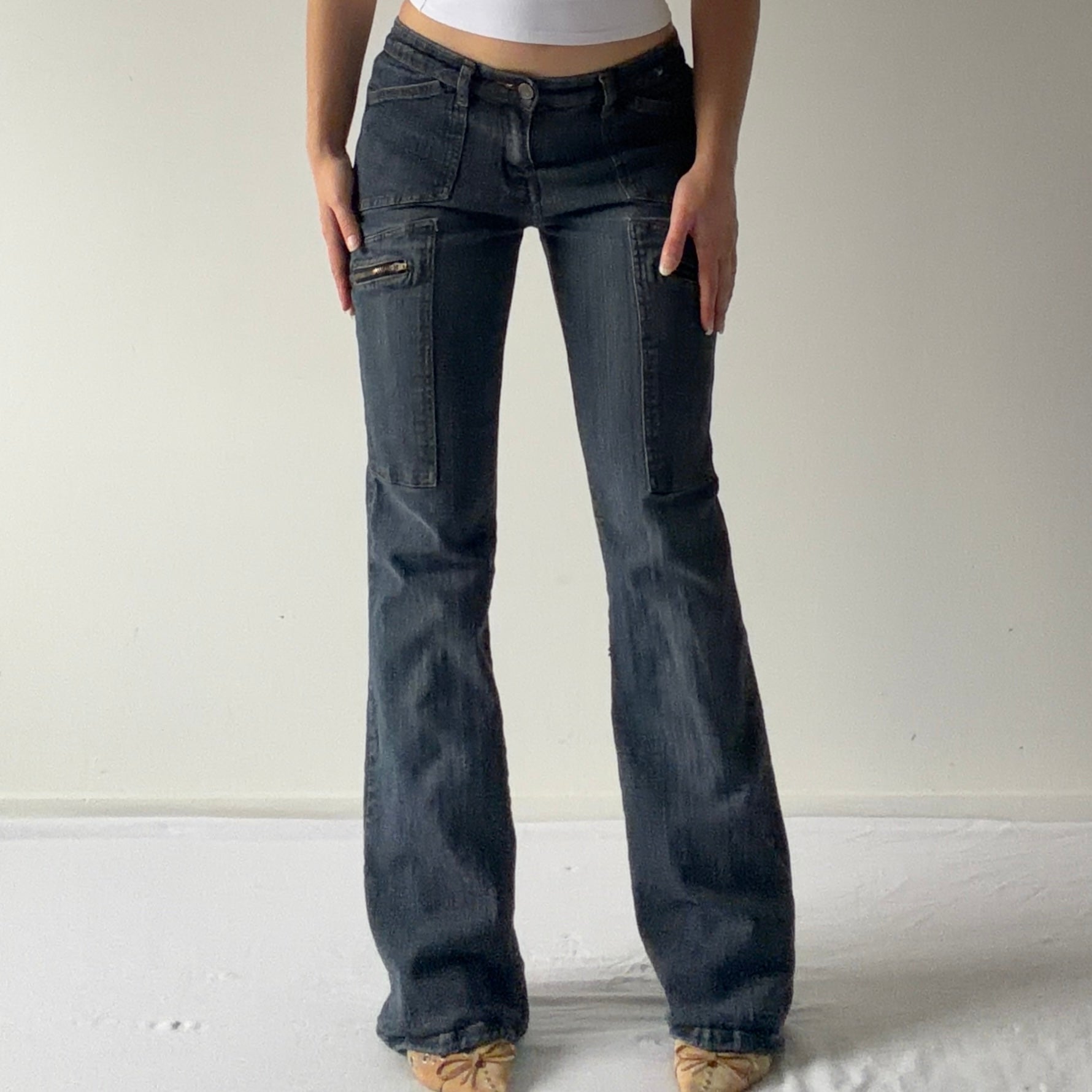 00s Low Rise Bootcut Jeans | S