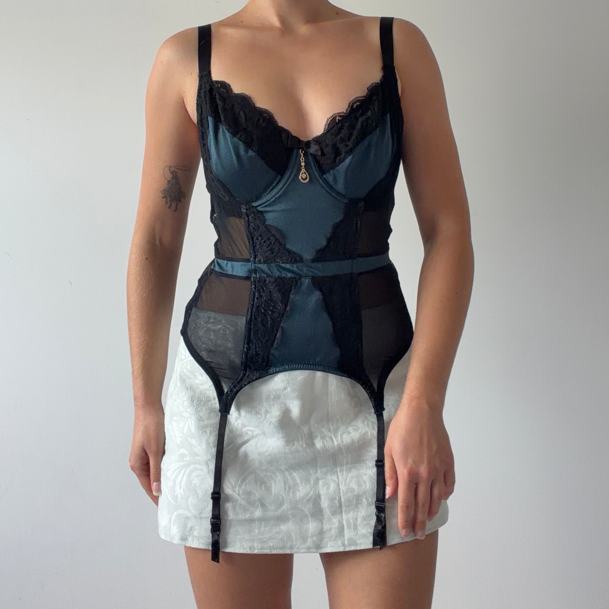 French Satin Corset | 10-12