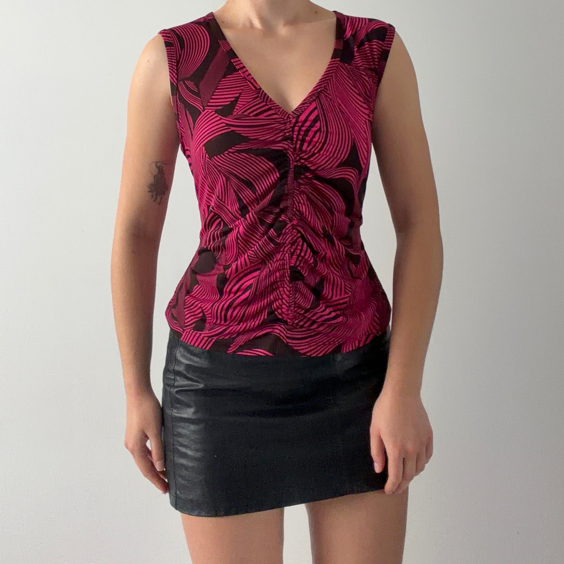 Baranda Ruched Cami Tank | L