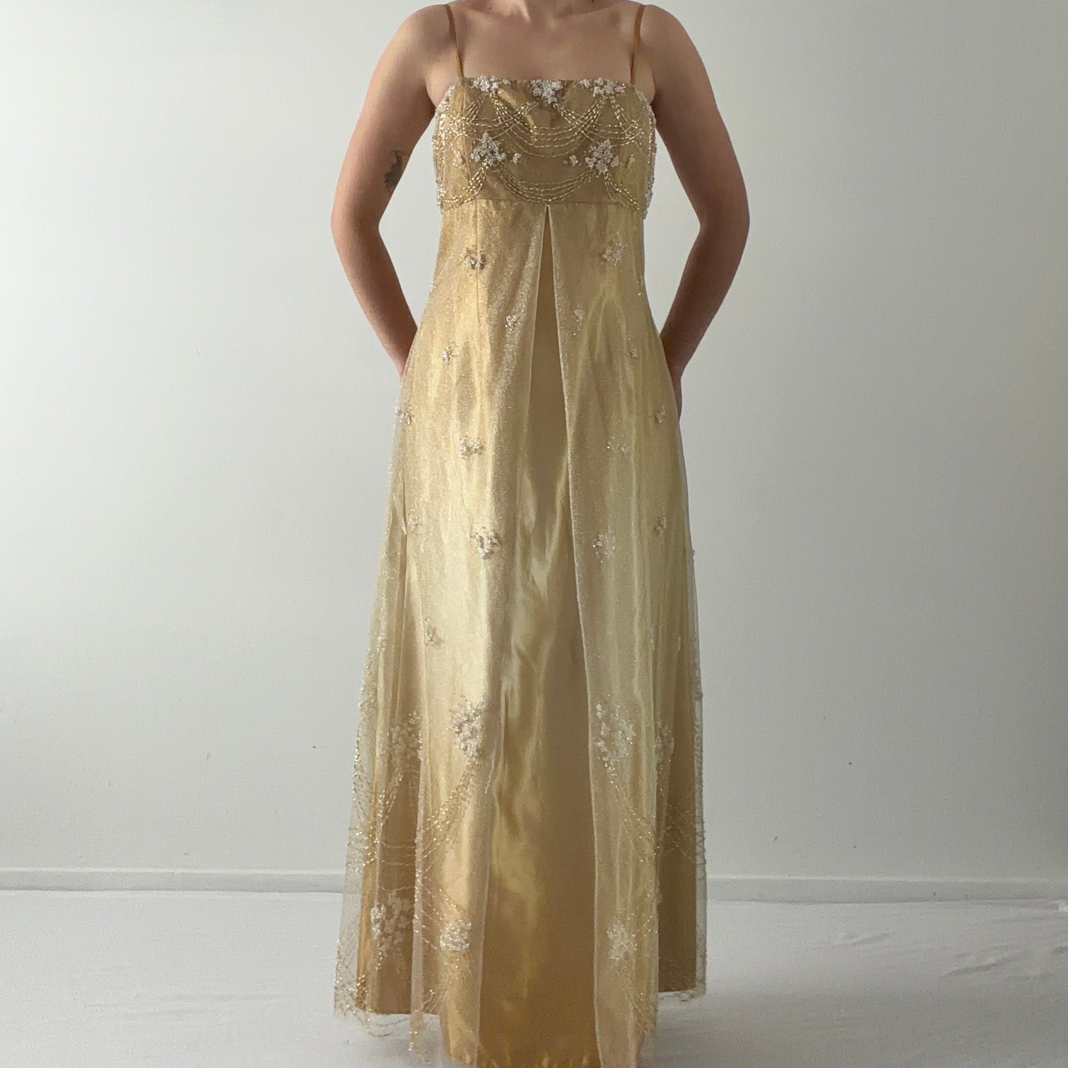 Jovani Beaded Maxi Dress | 12-14