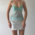 On Gossamer Mesh Cami | S