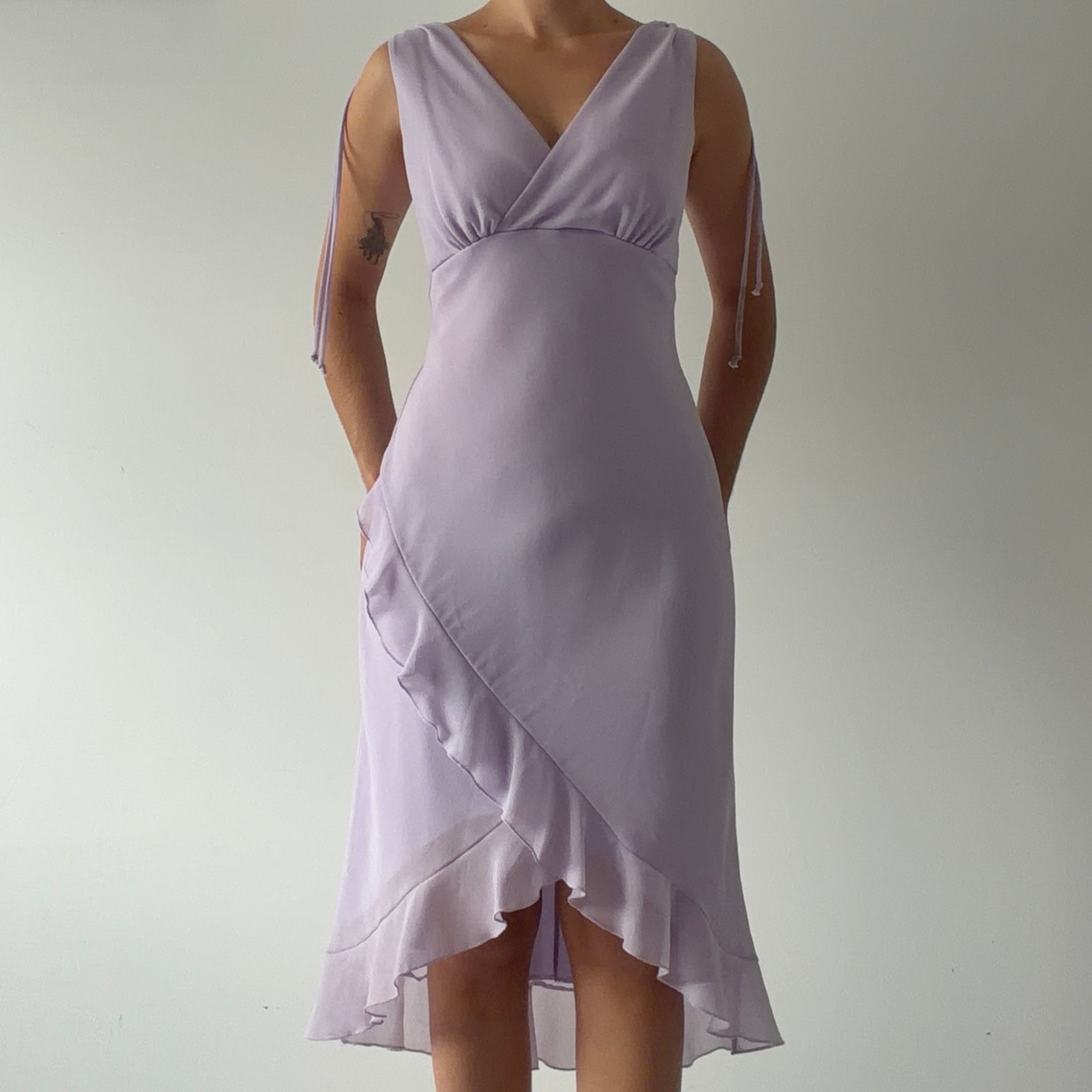 Wrapper Lavender Babydoll Dress | 10-12