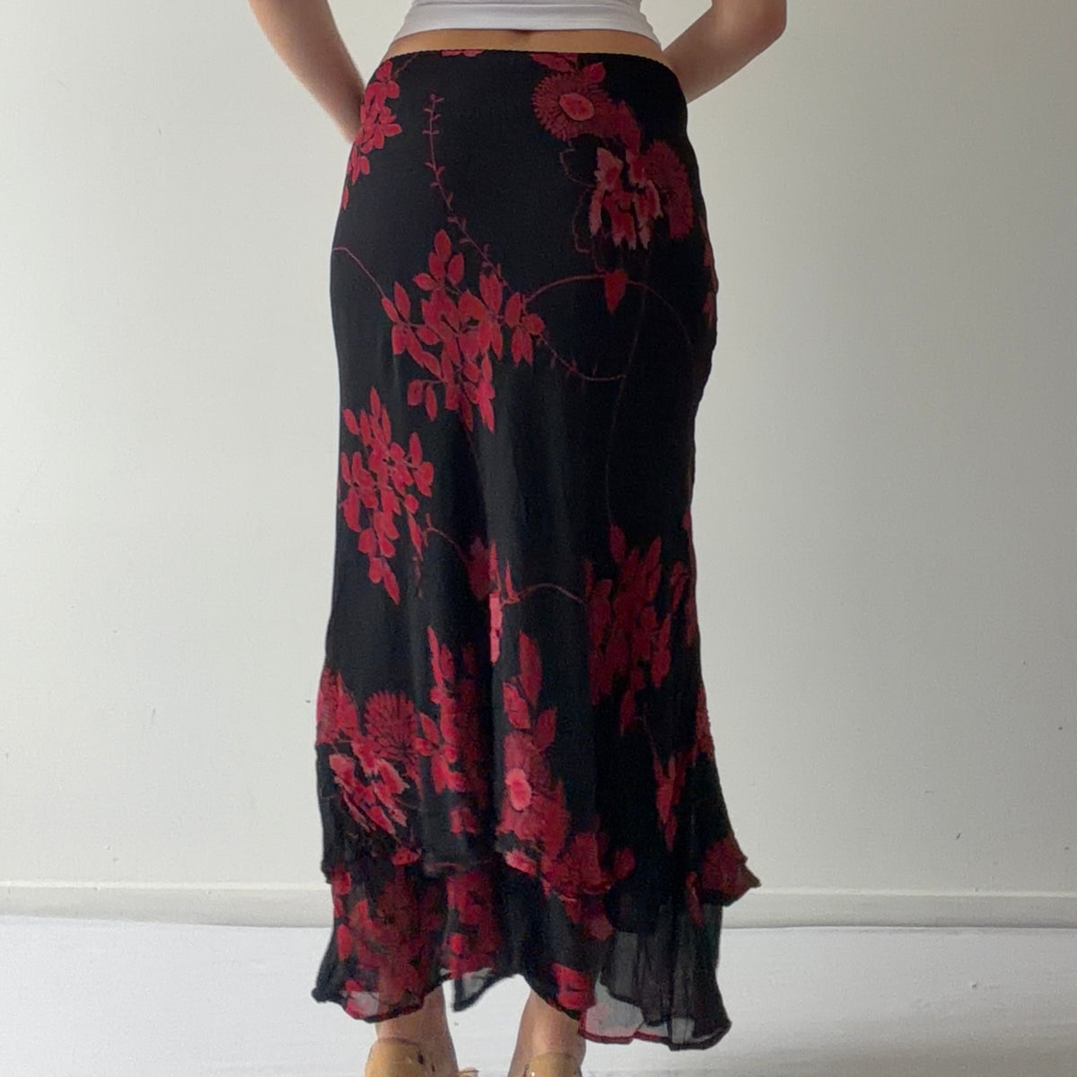 JM Collection Beaded Maxi Skirt | 12-14