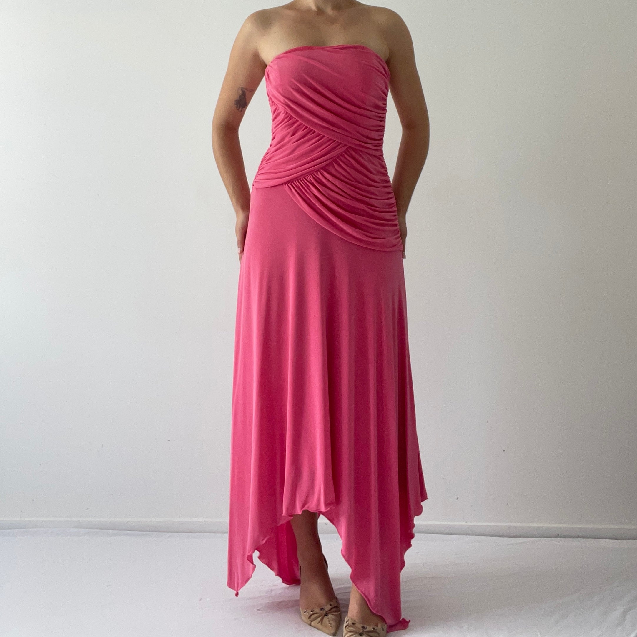 Studibaker Asymmetric Strapless Dress | Made In Australia | 10-12