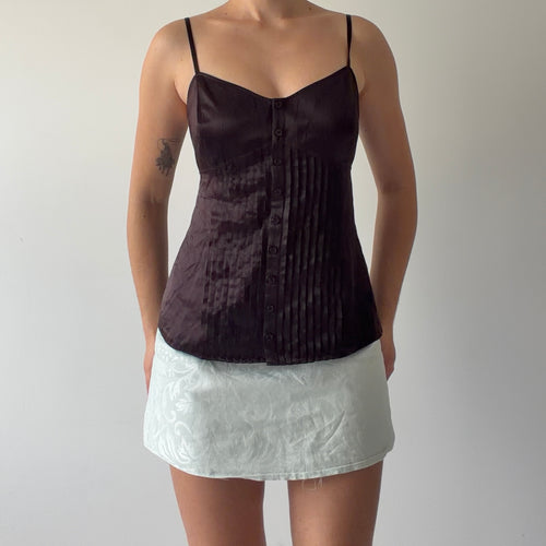 INC 100% Silk Babydoll Top | 12