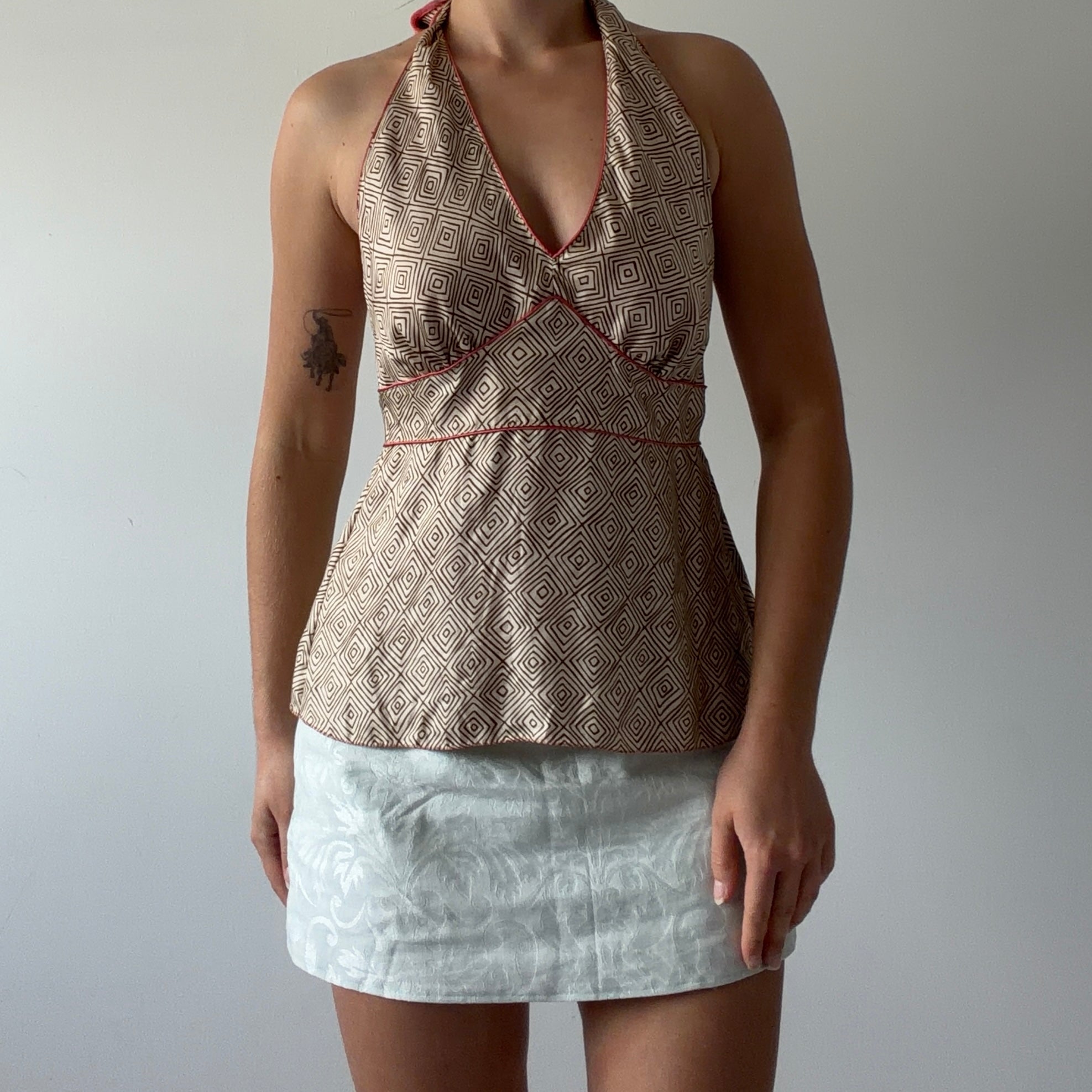 The Limited Silk Halter Top | S