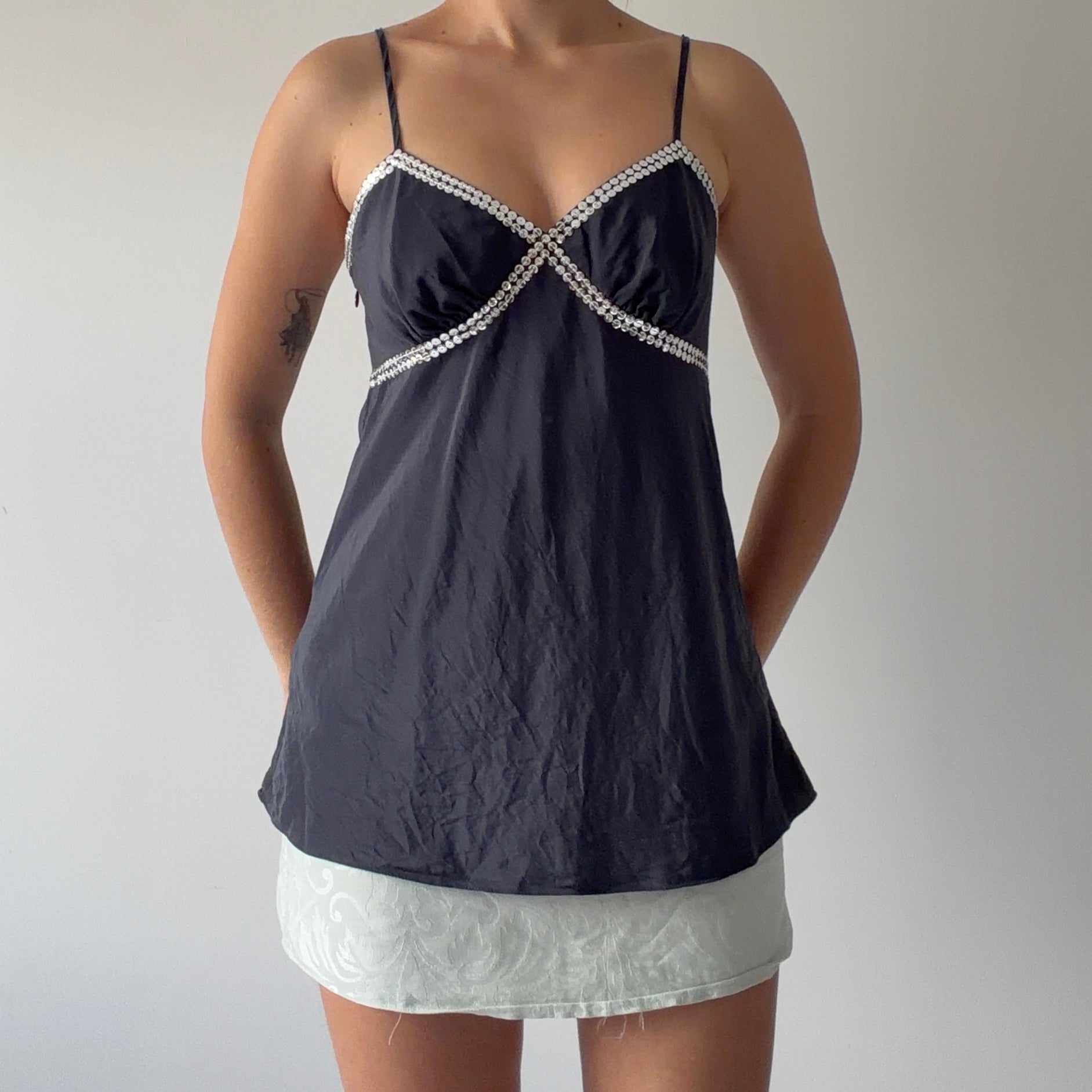 The Limited Silk Babydoll Cami | 8-10