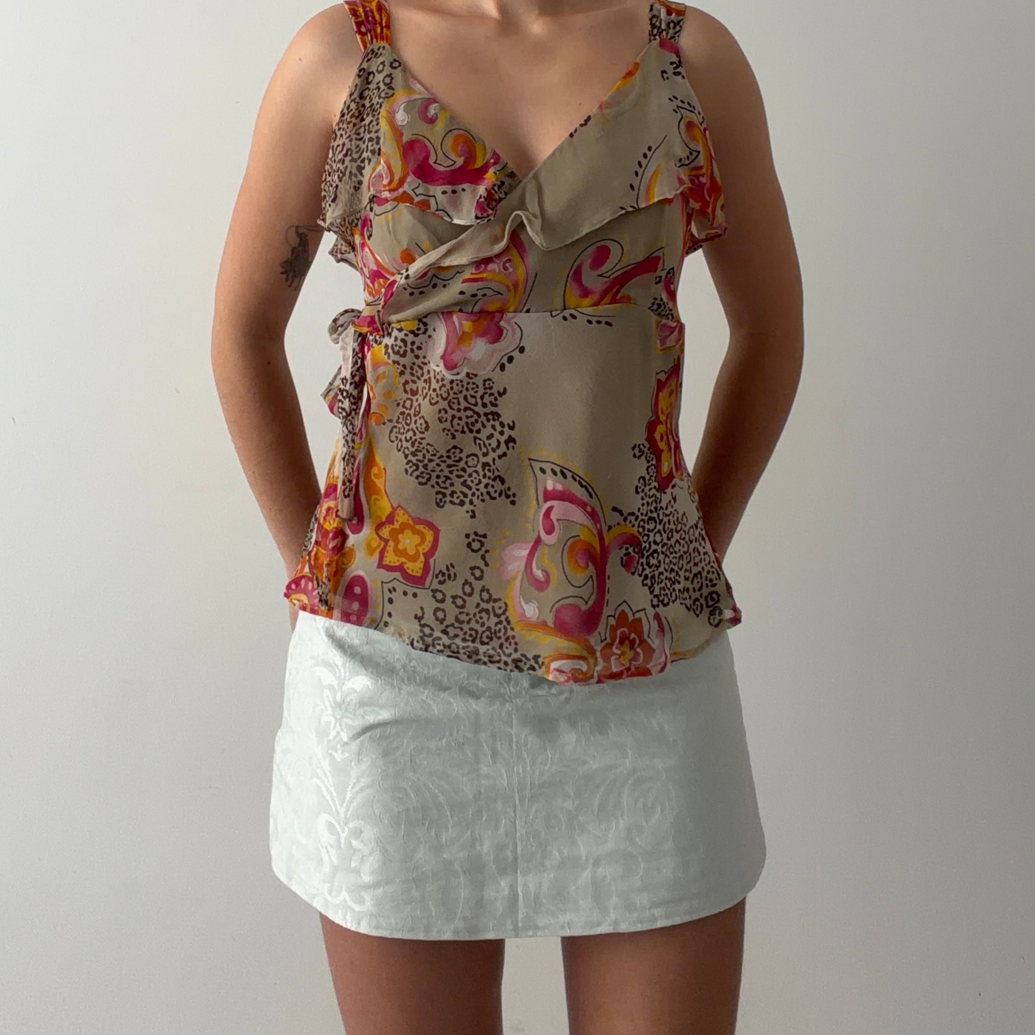 New York Design Co Silk Top | L