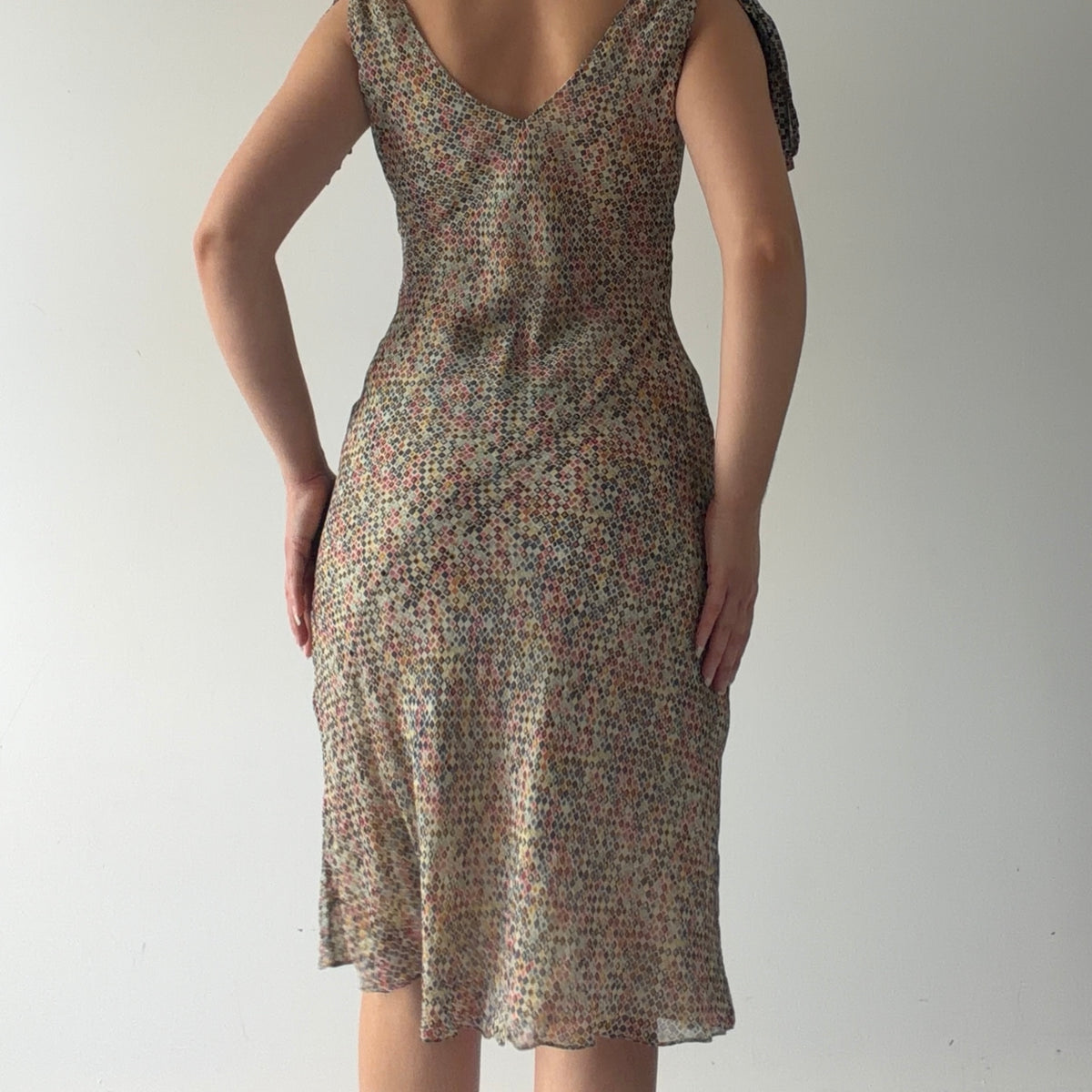BCBG Silk Midi Dress | S-M
