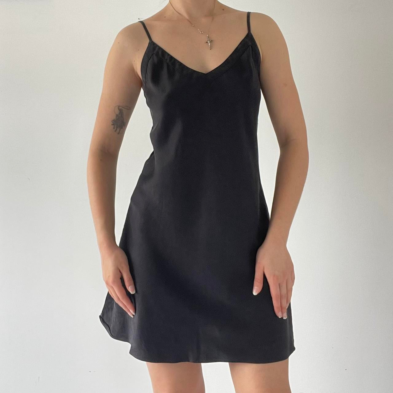 Ginia Silk Mini Dress | 12-14