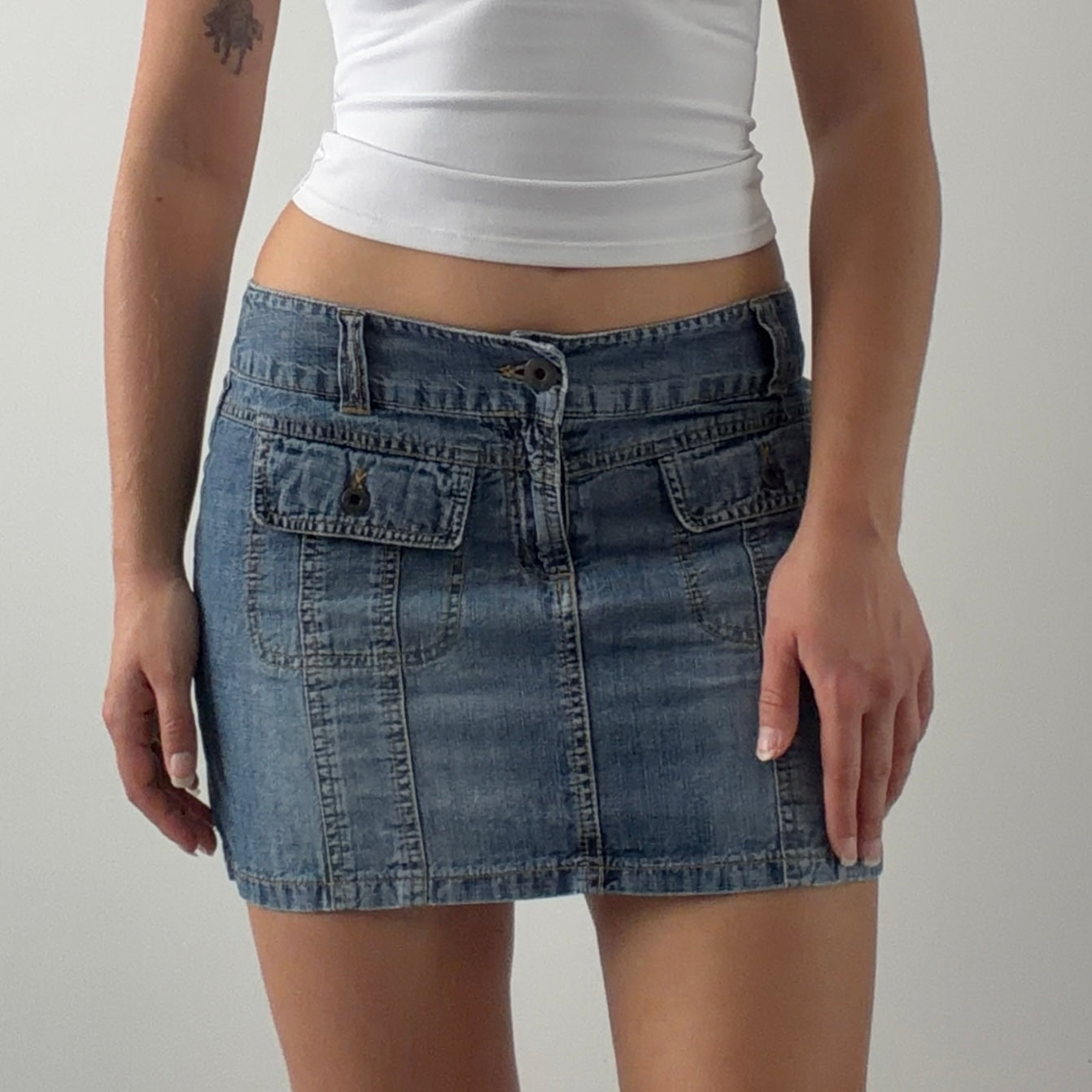 Vero Moda Denim Mini Skirt | S