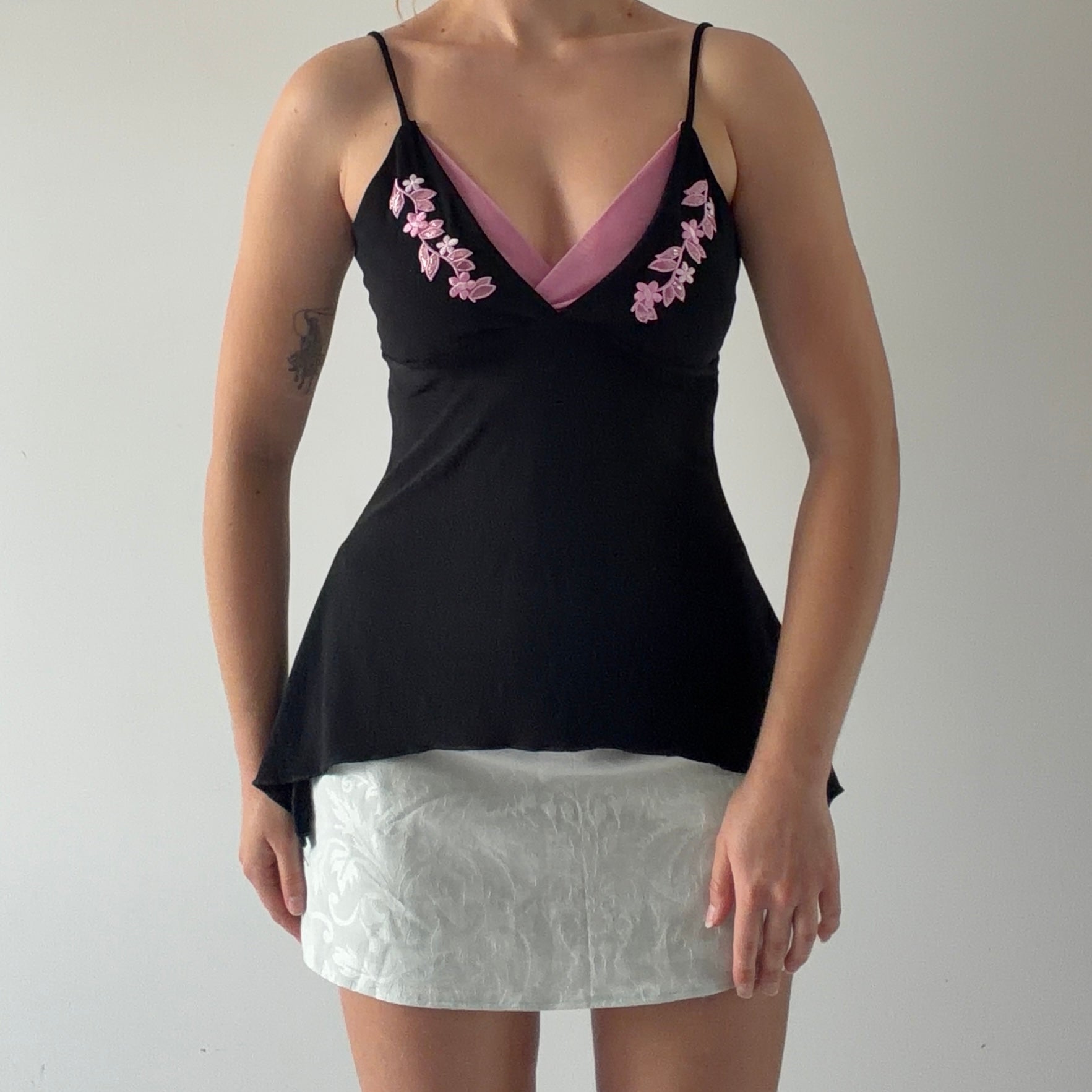 C'eline Asymmetric Cami Top | XS