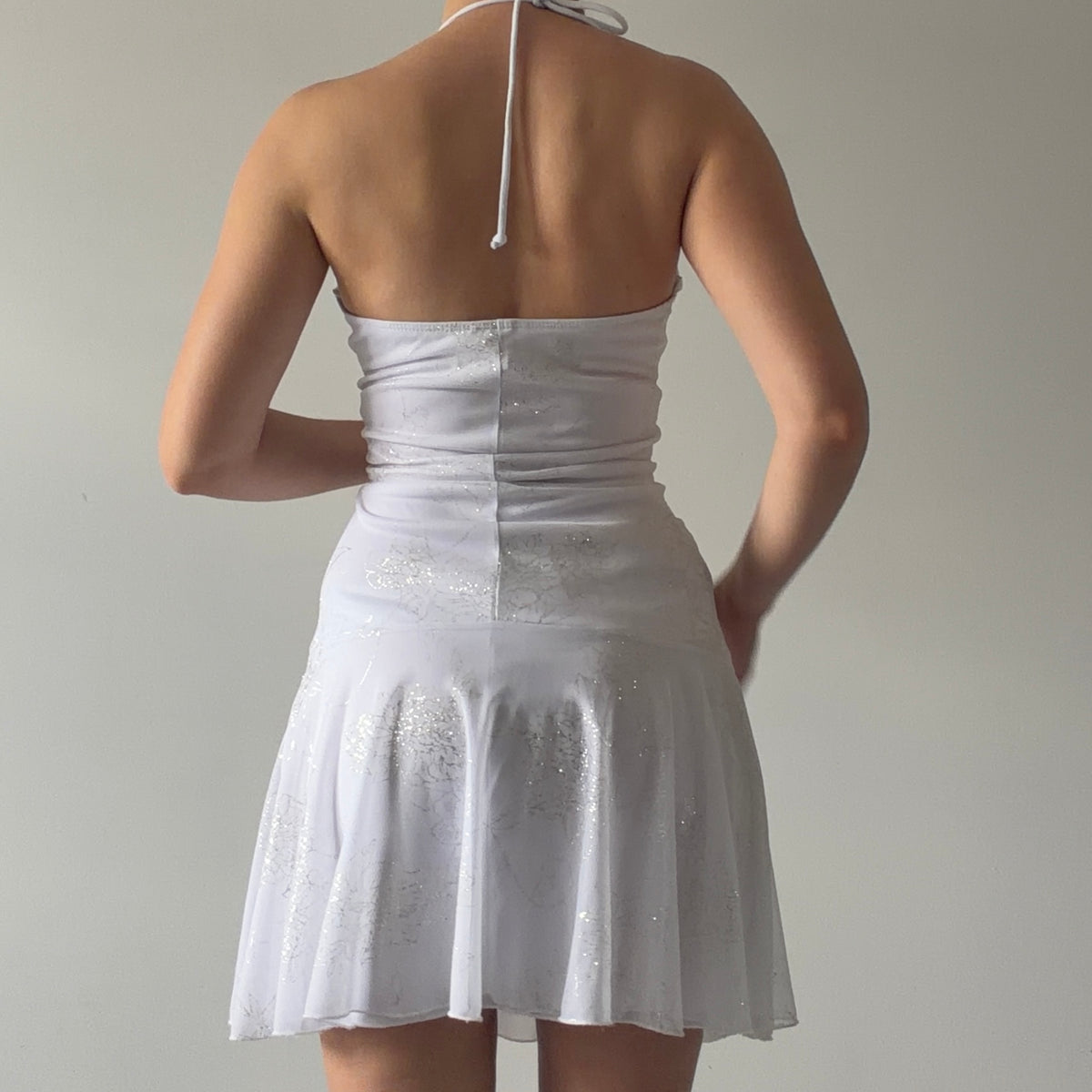 Taboo Halter Midi Dress | 10-12
