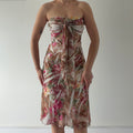 Vizio Floral Midi Dress | Made in USA | 10-12