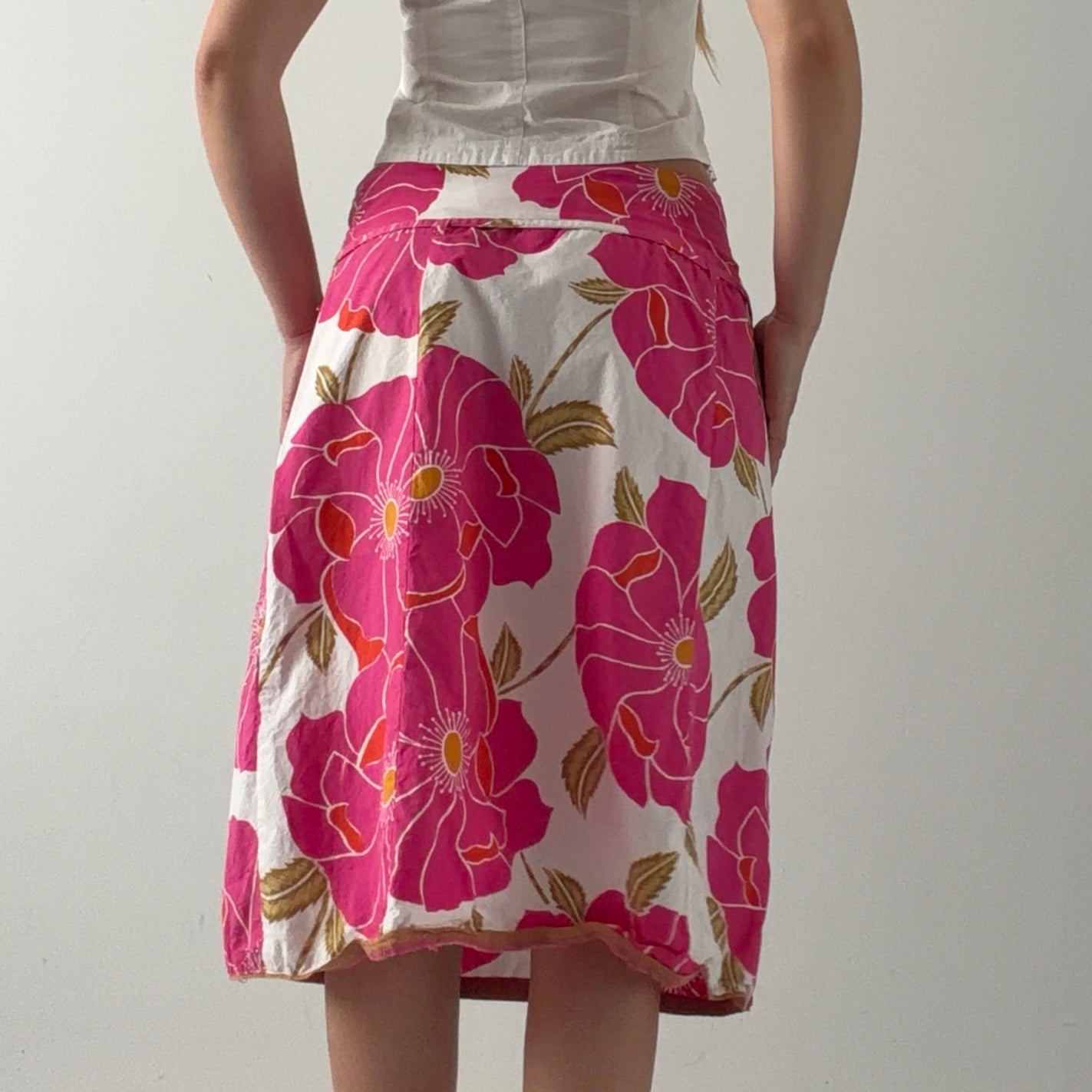 Dunnes Floral Midi Skirt | M