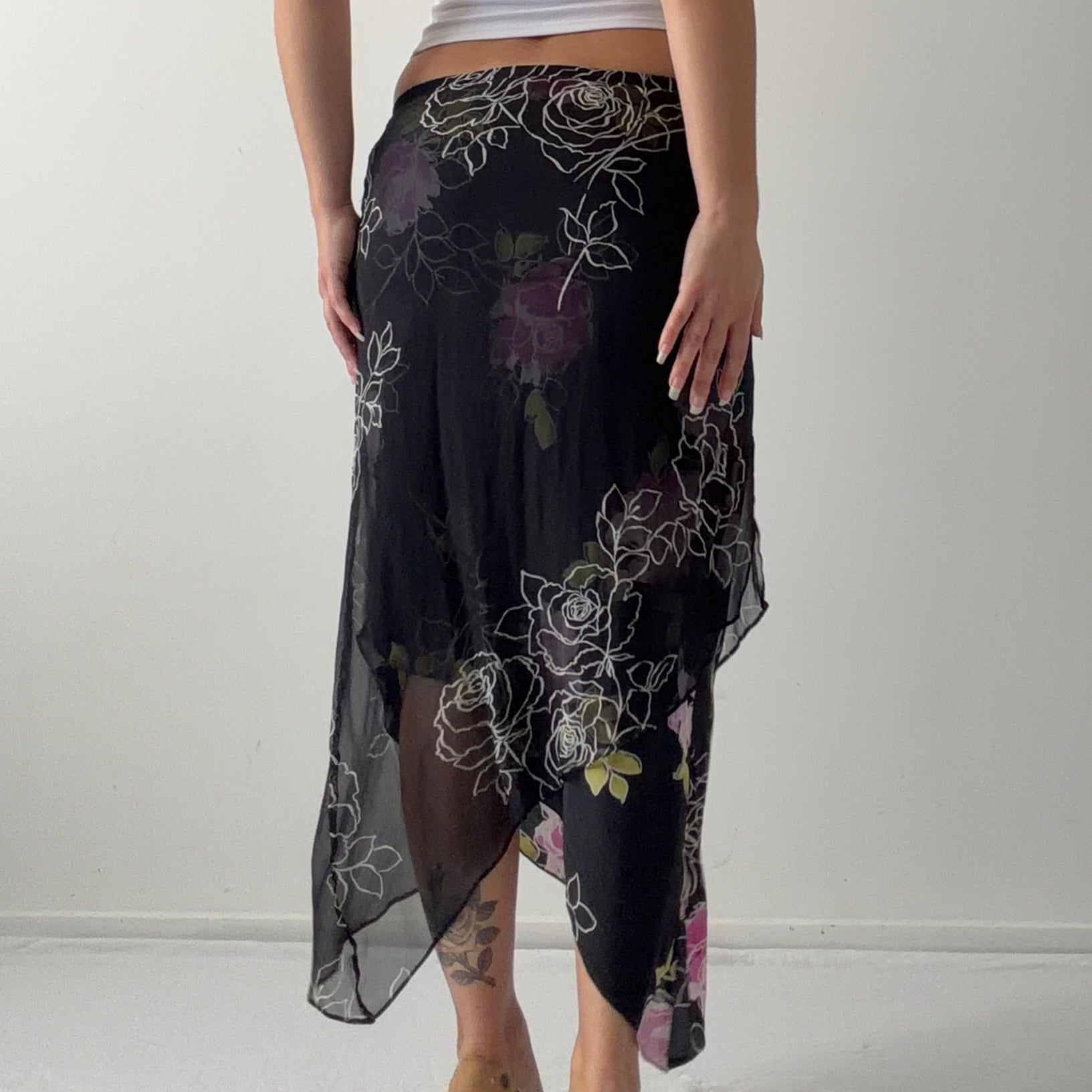 Adrianna Papell Silk Midi Skirt | 6-10