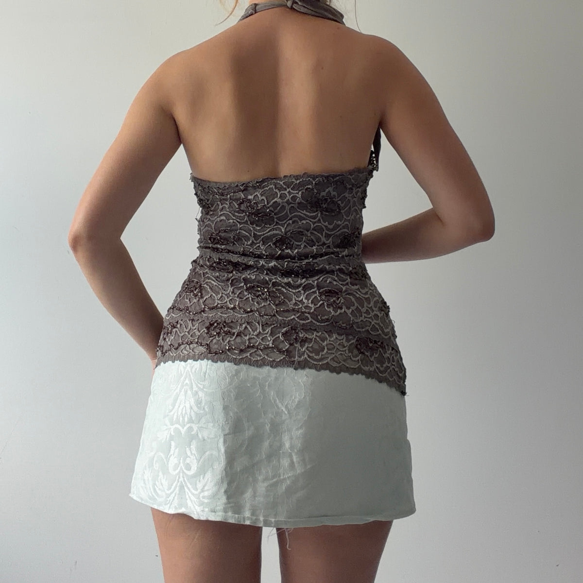 Le Chateau Beaded Halter Top | 8-10