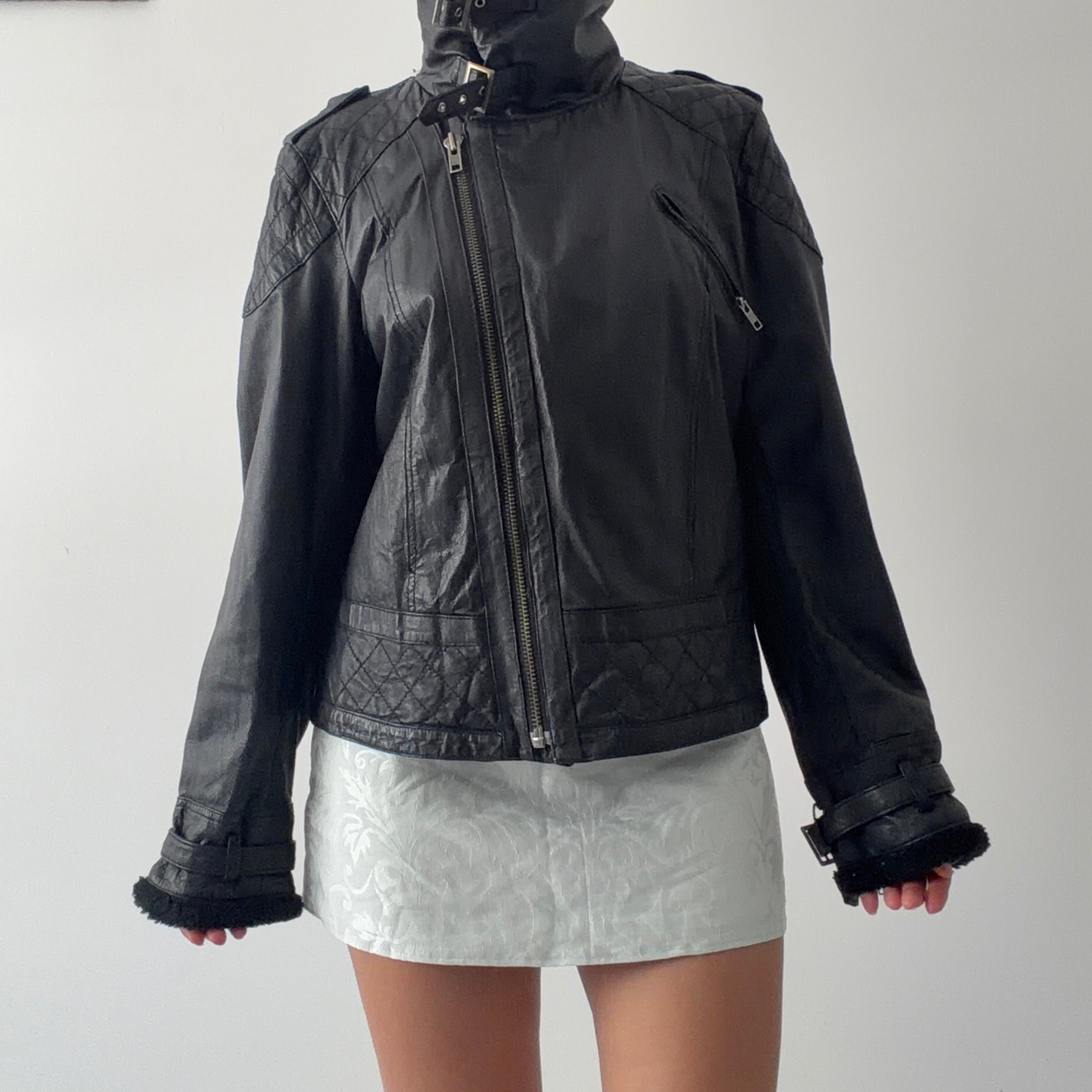 Jeanswest Leather Biker Jacket | 14-16