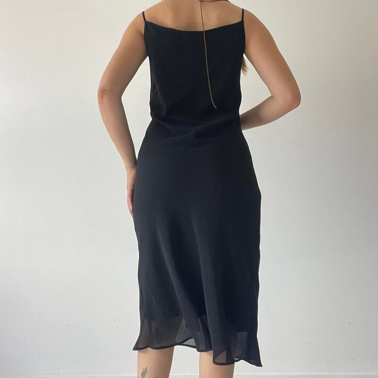 90s Cowl Midi Dress | 10-12