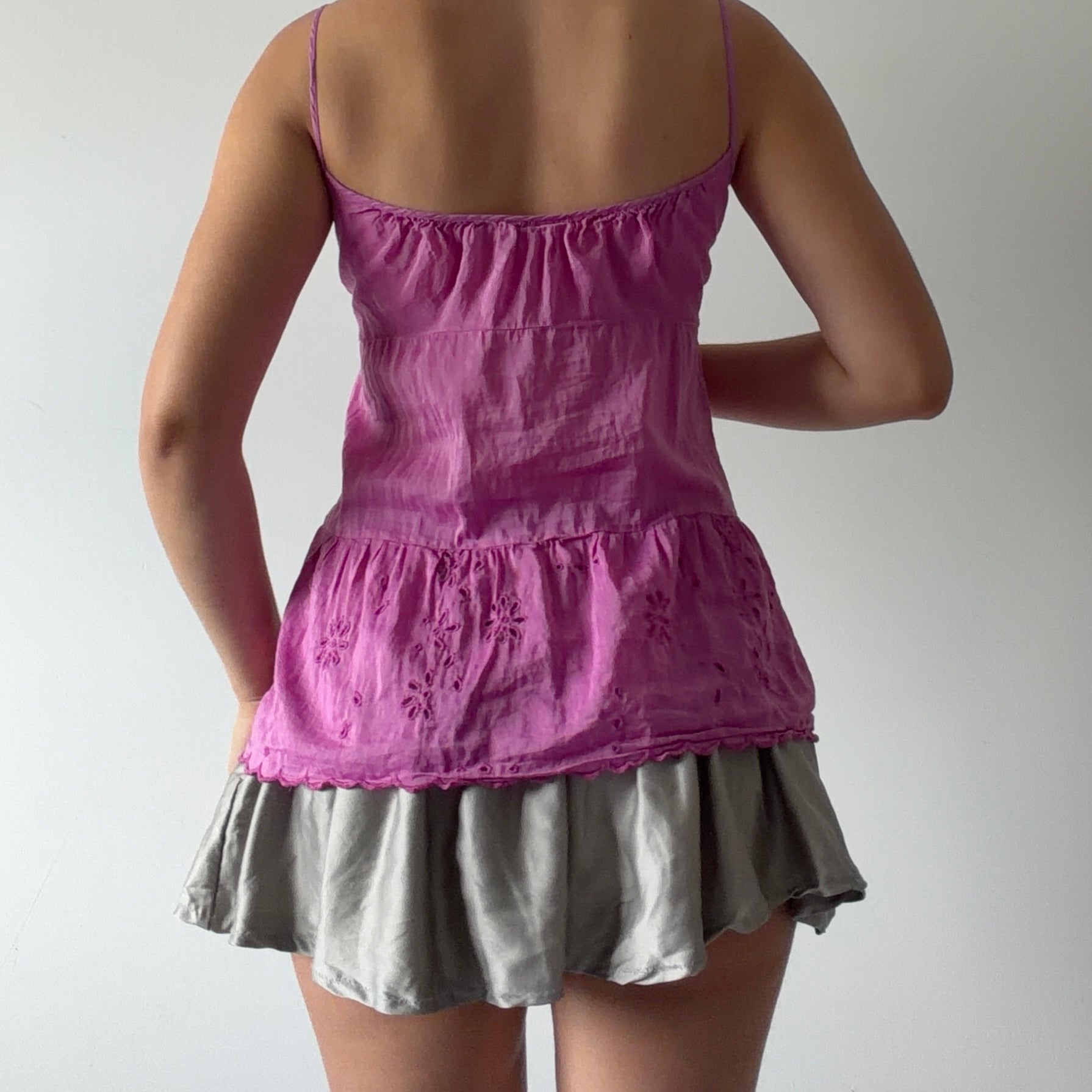 Massimo Dutti Babydoll Cami | 8-10